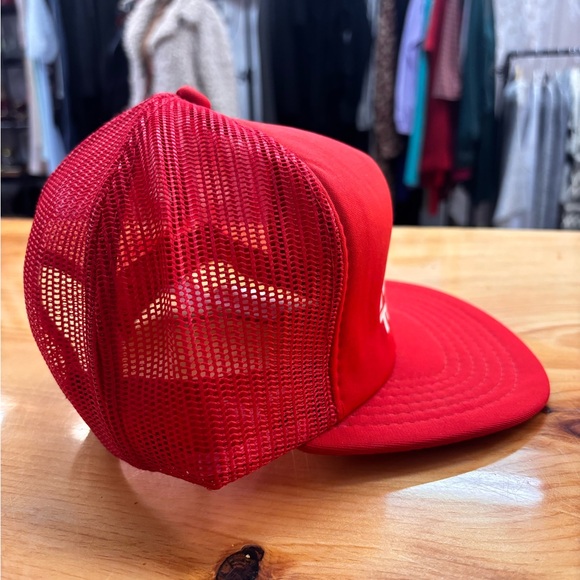 Vintage Mac Tools Trucker Hat Cap Red SnapBack Starter Adjustable - Picture 4 of 6